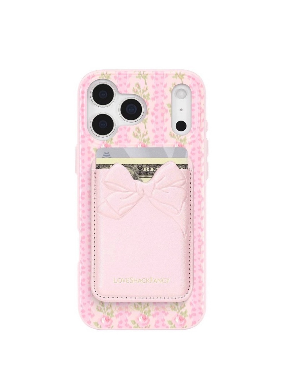 LoveShackFancy x Target Case mate adhesive bow cardholder Pink